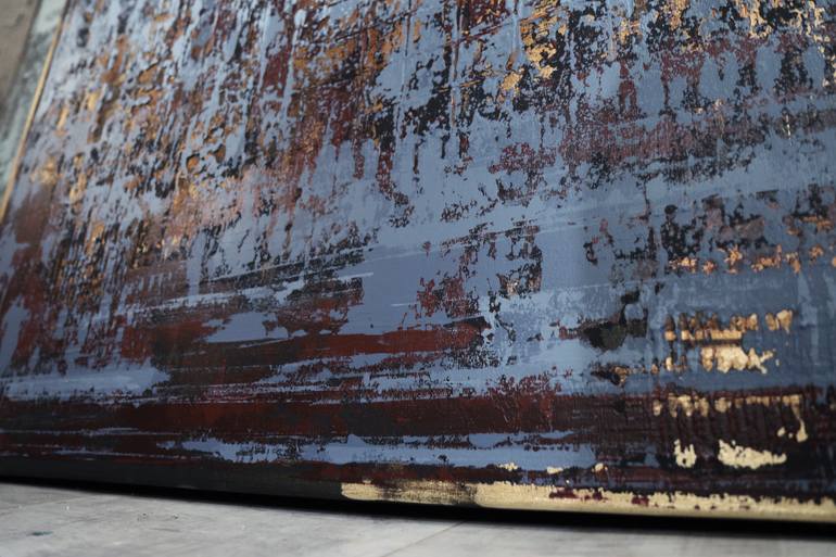 Original Abstract Expressionism Abstract Painting by Inez Froehlich