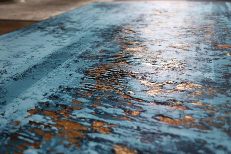 Original Abstract Expressionism Abstract Painting by Inez Froehlich