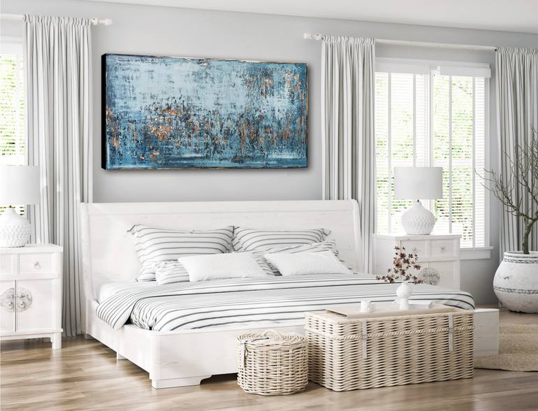 Original Abstract Expressionism Abstract Painting by Inez Froehlich