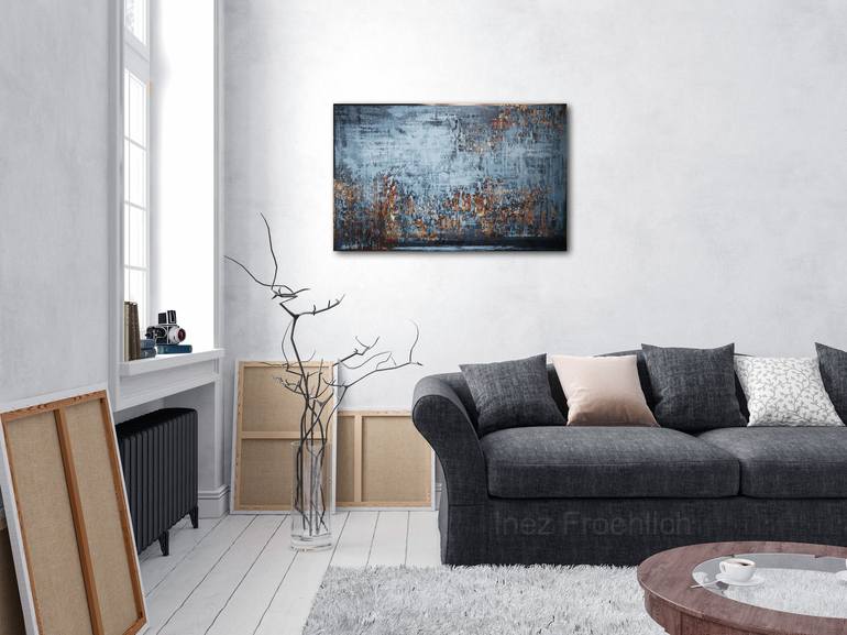 Original Abstract Painting by Inez Froehlich