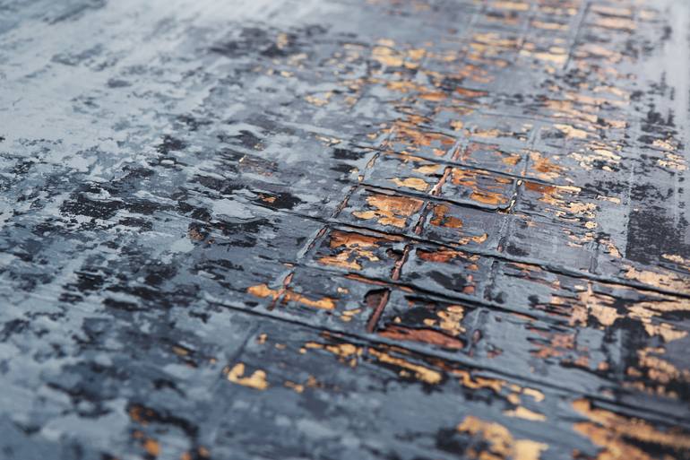 Original Abstract Expressionism Abstract Painting by Inez Froehlich