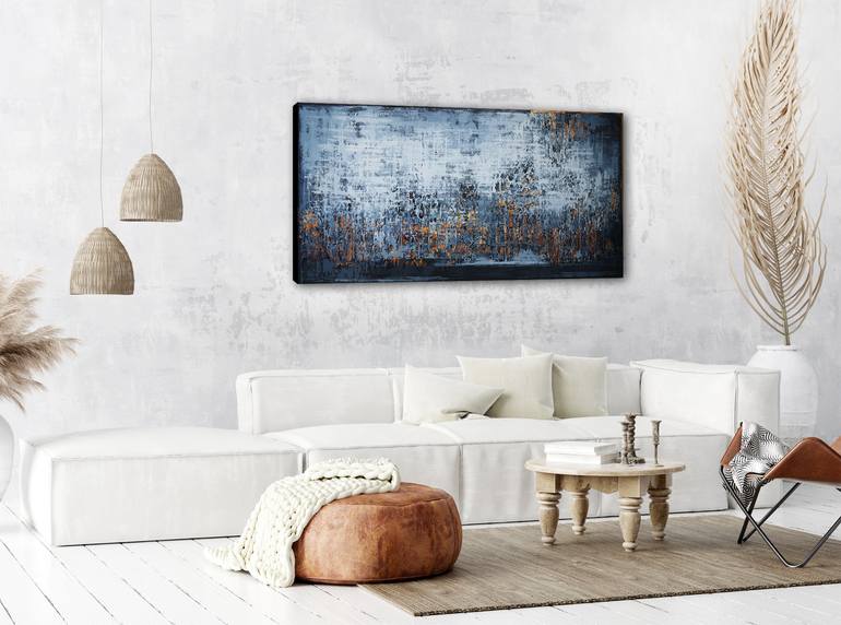 Original Abstract Expressionism Abstract Painting by Inez Froehlich