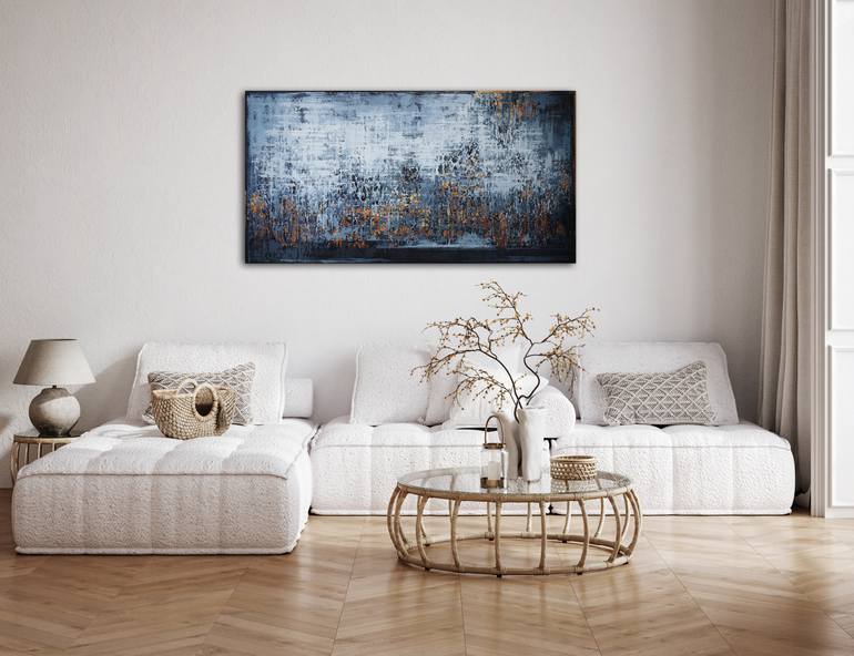 Original Abstract Expressionism Abstract Painting by Inez Froehlich