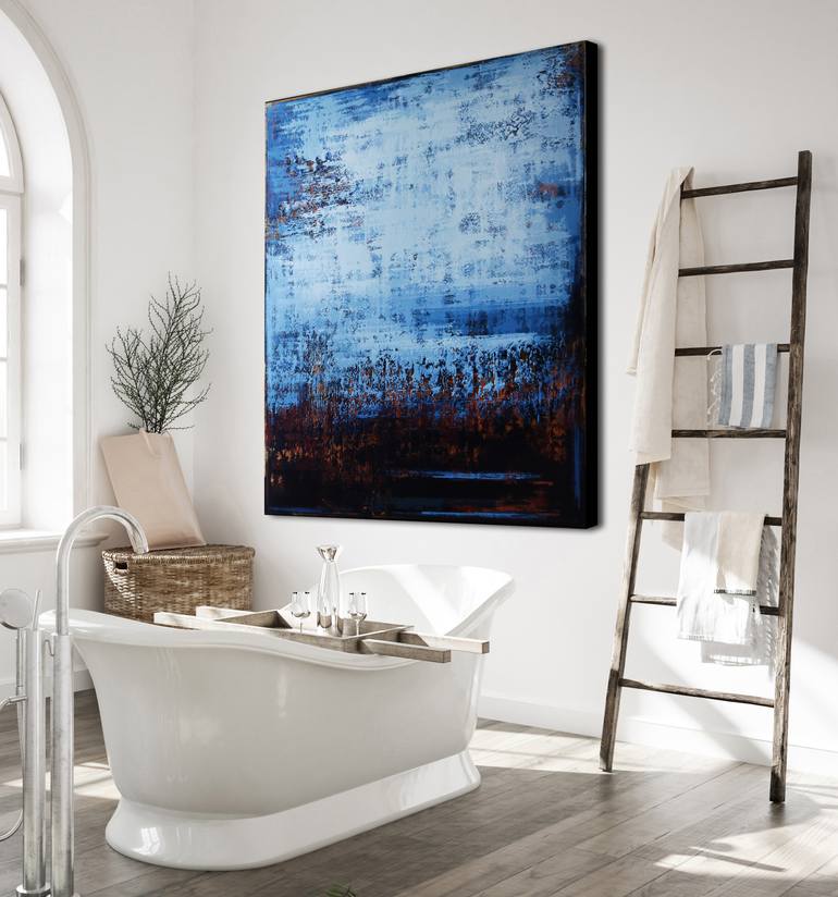 Original Abstract Expressionism Abstract Painting by Inez Froehlich