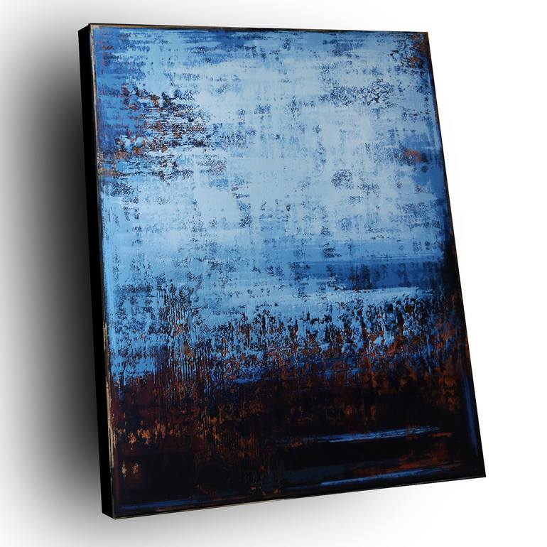 Original Abstract Expressionism Abstract Painting by Inez Froehlich