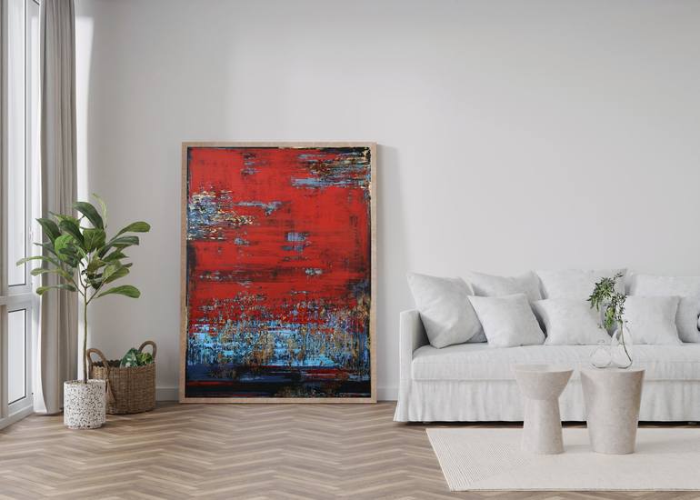 Original Abstract Painting by Inez Froehlich