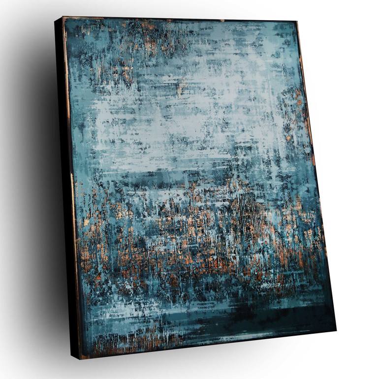 Original Abstract Expressionism Abstract Painting by Inez Froehlich
