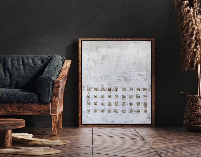 Original Abstract Expressionism Abstract Painting by Inez Froehlich