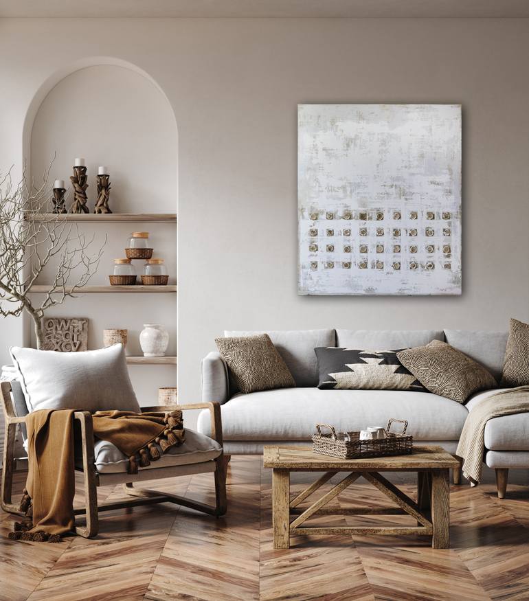 Original Abstract Expressionism Abstract Painting by Inez Froehlich