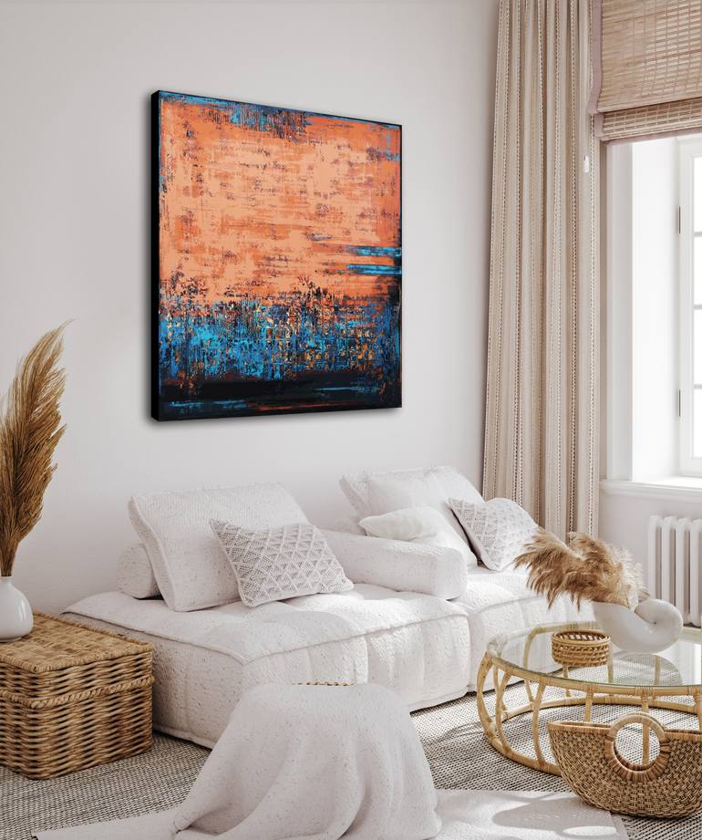 Original Abstract Expressionism Abstract Painting by Inez Froehlich