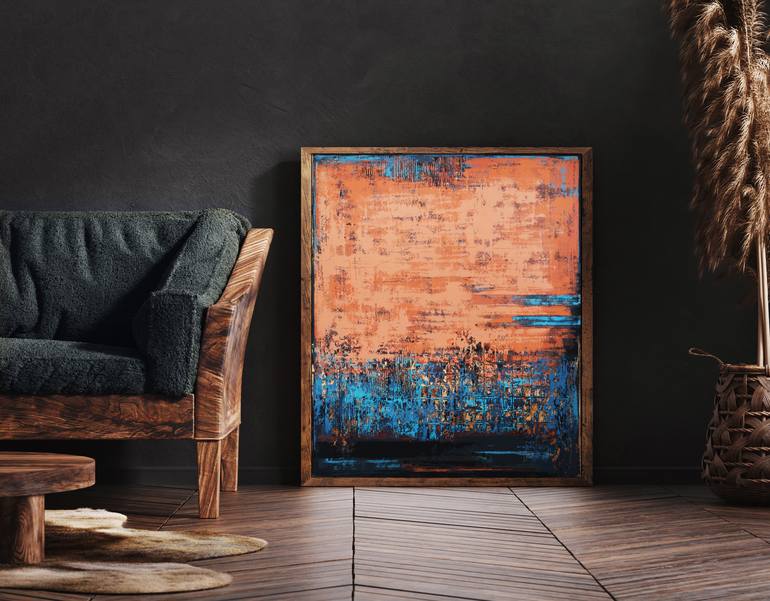 Original Abstract Expressionism Abstract Painting by Inez Froehlich