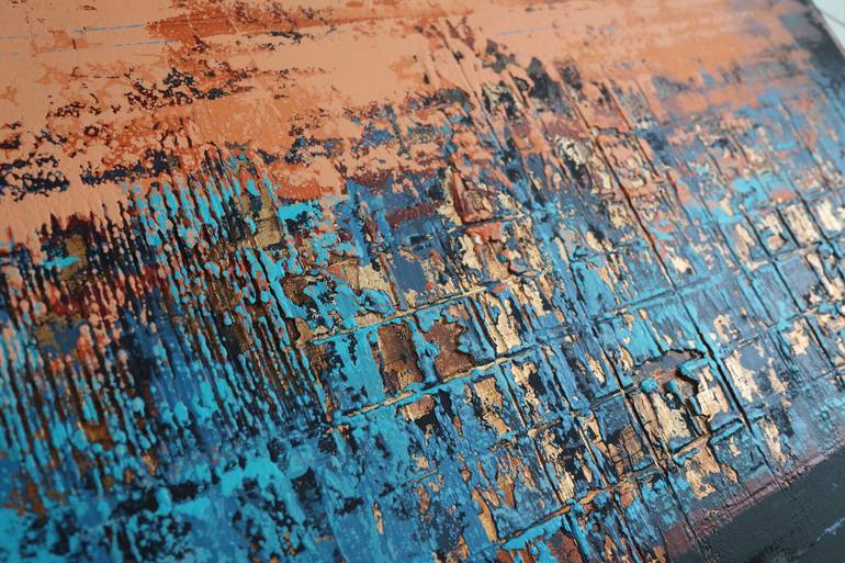 Original Abstract Expressionism Abstract Painting by Inez Froehlich