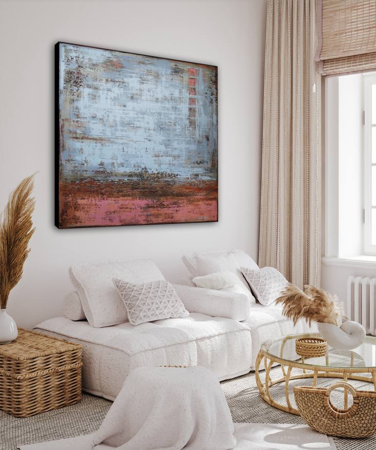 Original Abstract Expressionism Abstract Painting by Inez Froehlich