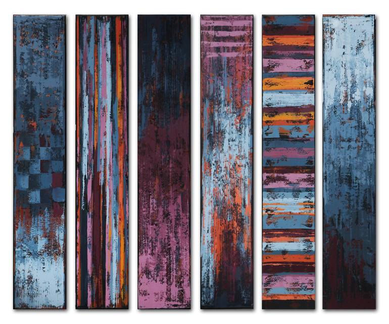 Original Abstract Expressionism Abstract Paintings by Inez Froehlich