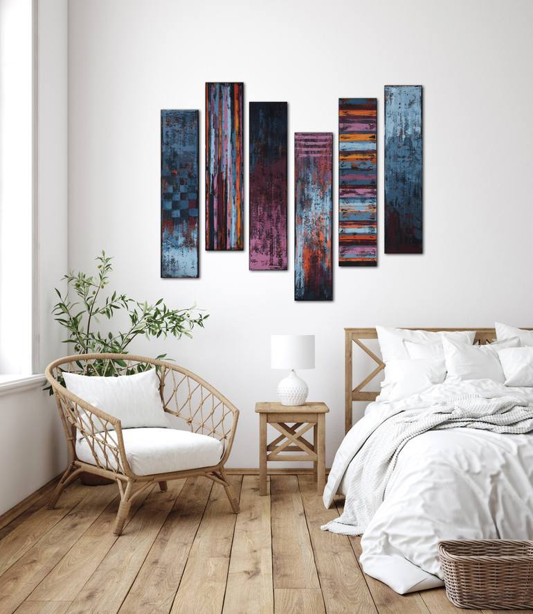 Original Abstract Expressionism Abstract Painting by Inez Froehlich