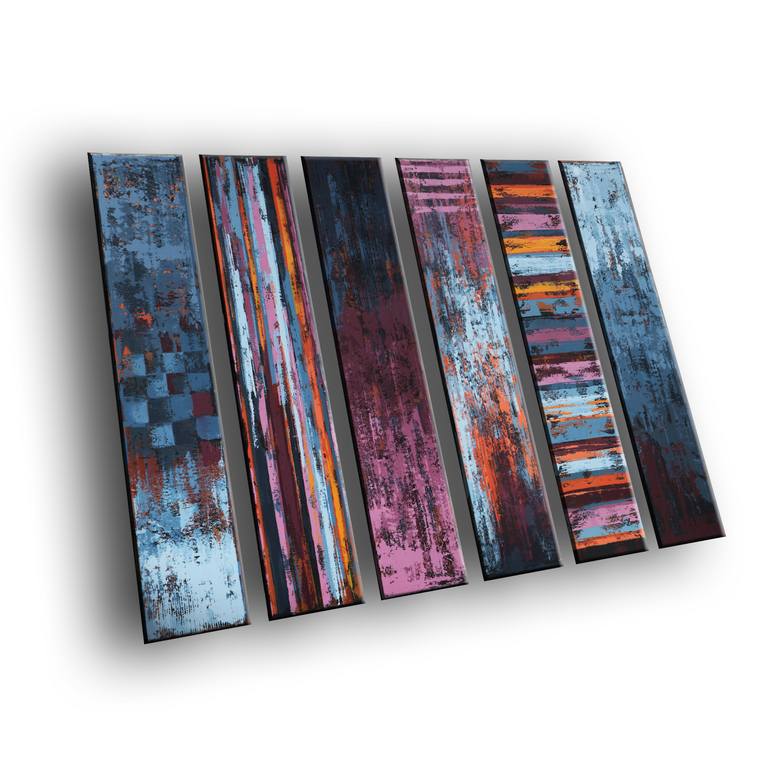 Original Abstract Expressionism Abstract Painting by Inez Froehlich
