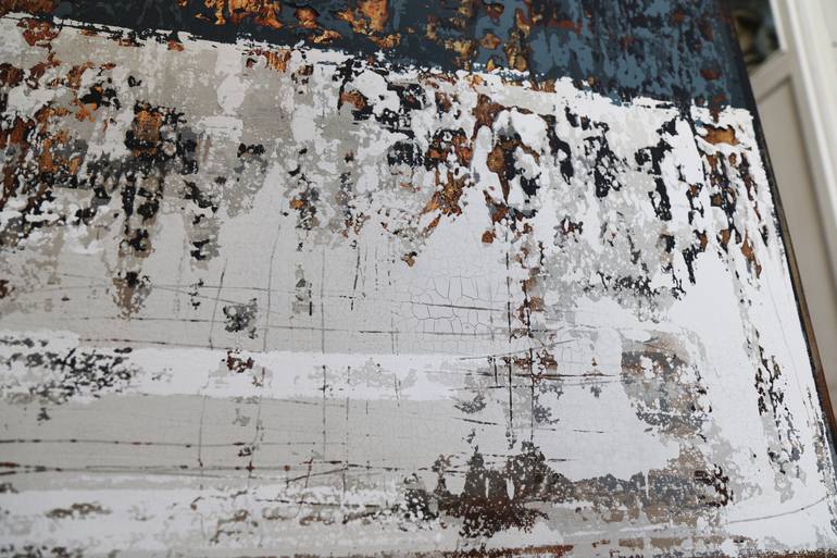 Original Abstract Expressionism Abstract Painting by Inez Froehlich
