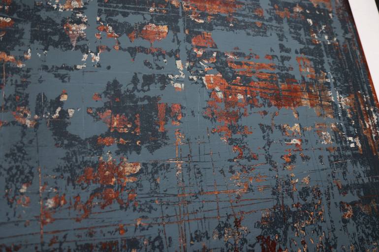 Original Abstract Expressionism Abstract Painting by Inez Froehlich
