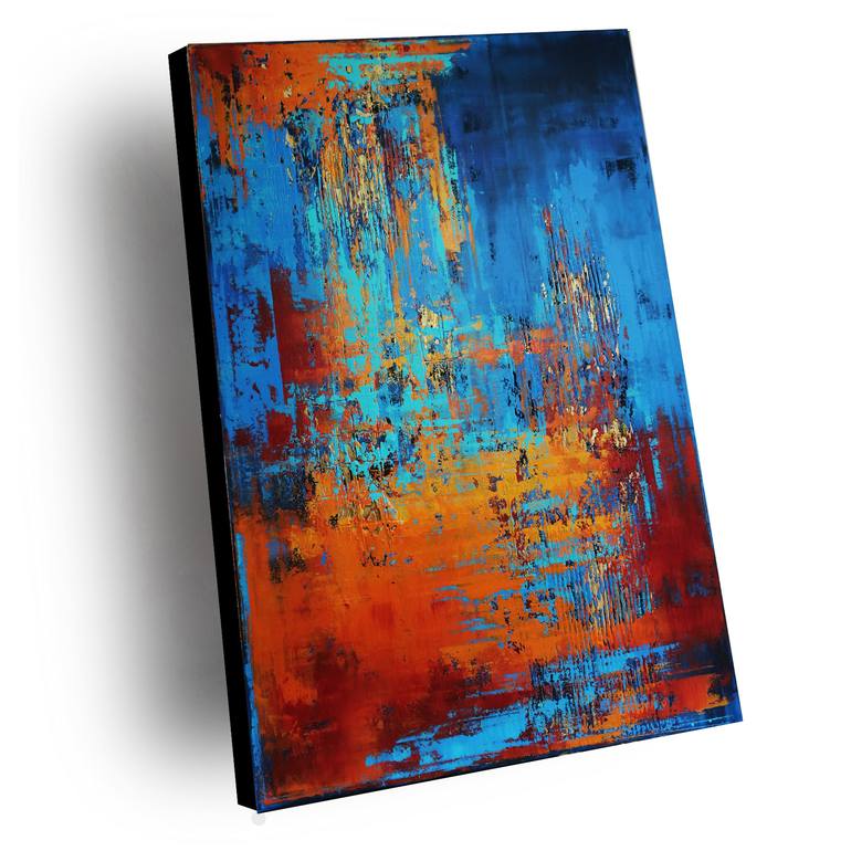 Original Abstract Expressionism Abstract Painting by Inez Froehlich