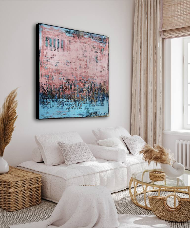 Original Abstract Expressionism Abstract Painting by Inez Froehlich