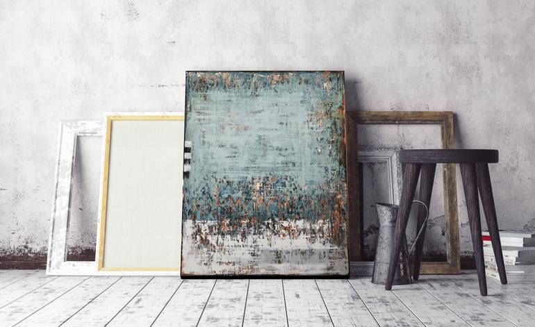 Original Abstract Expressionism Abstract Painting by Inez Froehlich