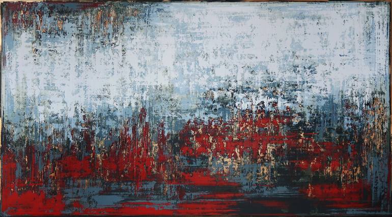 Original Abstract Expressionism Abstract Paintings by Inez Froehlich