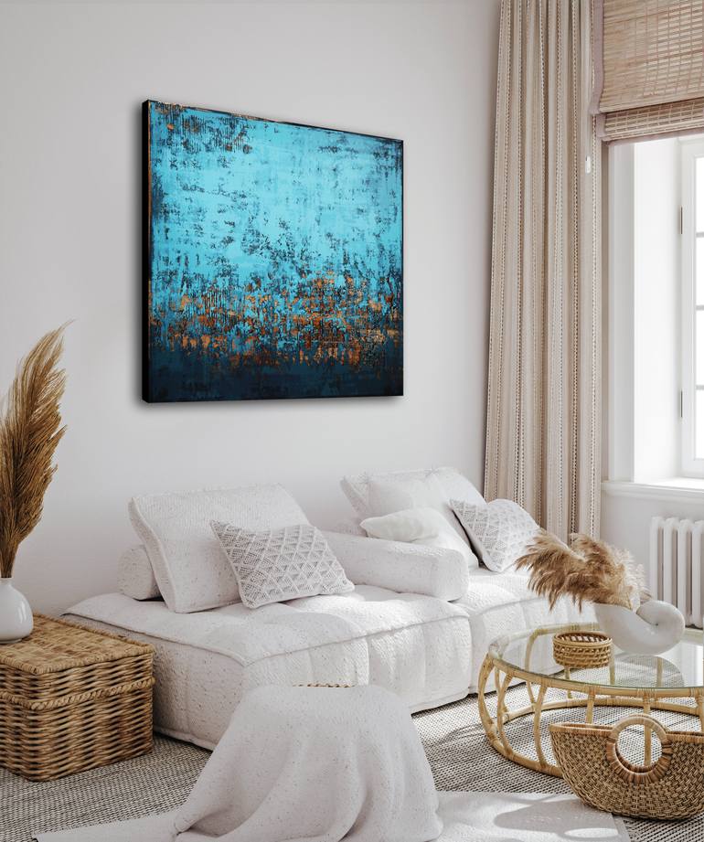 Original Abstract Expressionism Abstract Painting by Inez Froehlich
