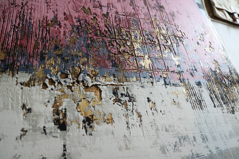 Original Abstract Expressionism Abstract Painting by Inez Froehlich