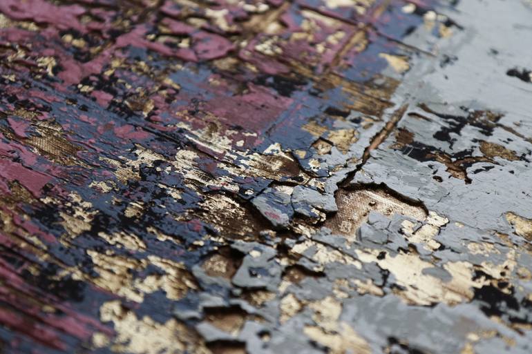 Original Abstract Expressionism Abstract Painting by Inez Froehlich