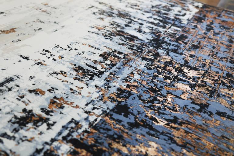 Original Abstract Expressionism Abstract Painting by Inez Froehlich