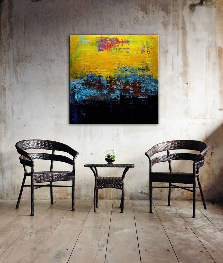 Original Abstract Painting by Inez Froehlich