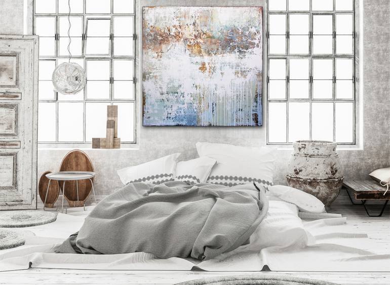 Original Fine Art Abstract Painting by Inez Froehlich