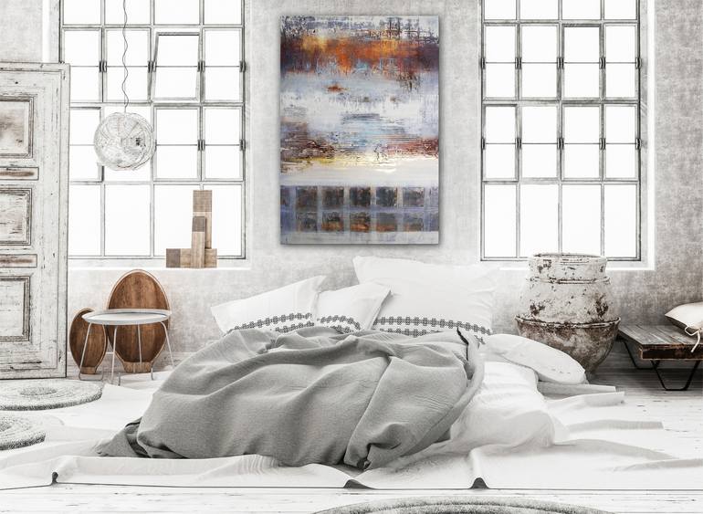 Original Fine Art Abstract Painting by Inez Froehlich