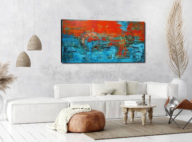 Original Abstract Painting by Inez Froehlich