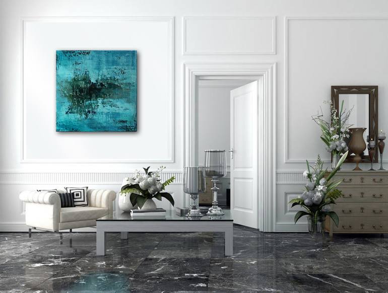 Original Fine Art Abstract Painting by Inez Froehlich