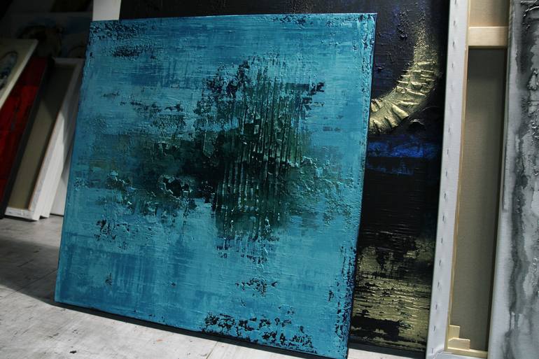 Original Fine Art Abstract Painting by Inez Froehlich