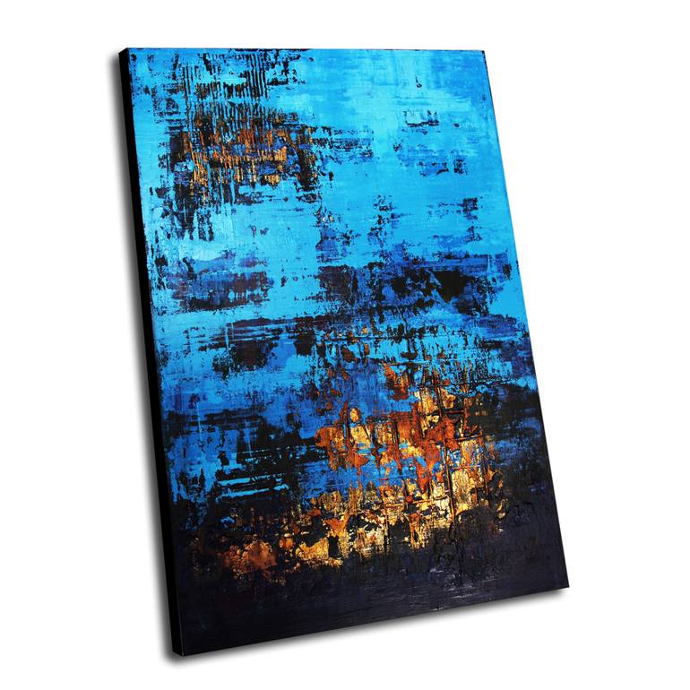 Original Fine Art Abstract Painting by Inez Froehlich