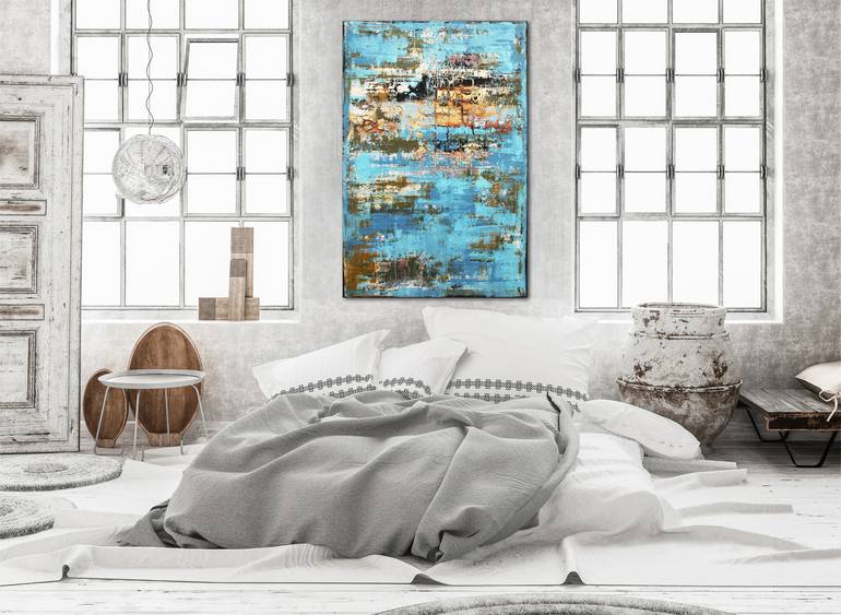 Original Fine Art Abstract Painting by Inez Froehlich