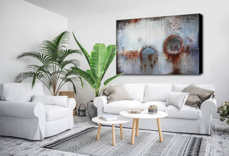 Original Abstract Painting by Inez Froehlich