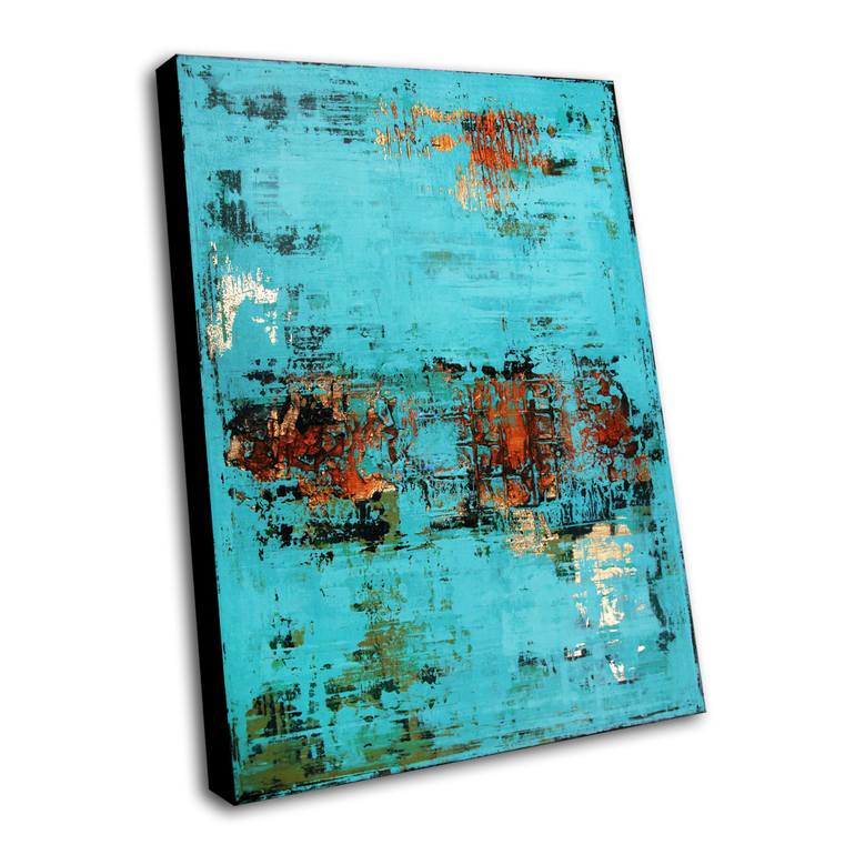 Original Fine Art Abstract Painting by Inez Froehlich