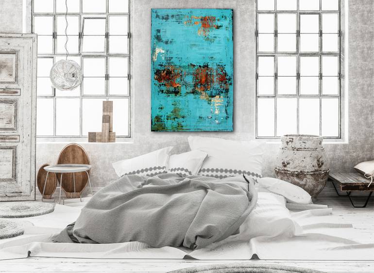 Original Abstract Painting by Inez Froehlich