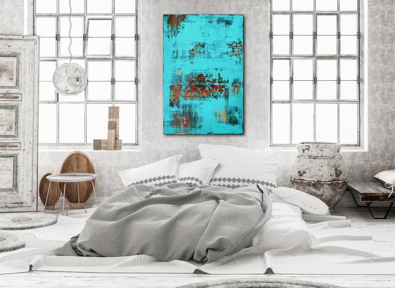 Original Fine Art Abstract Painting by Inez Froehlich