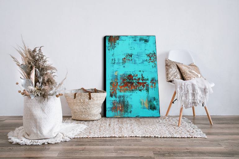 Original Fine Art Abstract Painting by Inez Froehlich