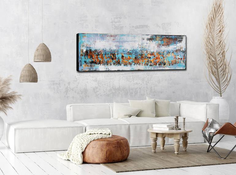 Original Fine Art Abstract Painting by Inez Froehlich