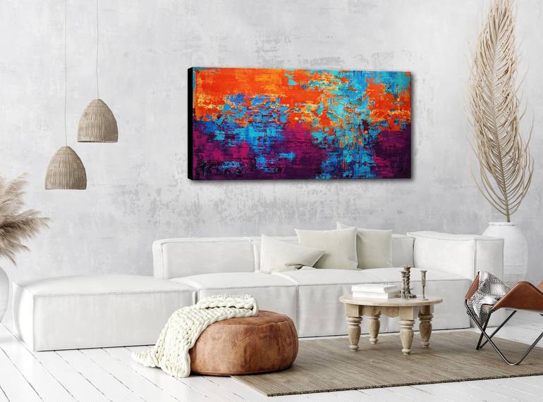 Original Fine Art Abstract Painting by Inez Froehlich