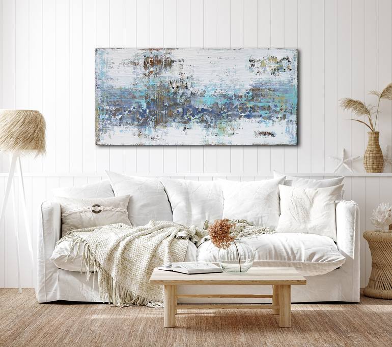 Original Fine Art Abstract Painting by Inez Froehlich