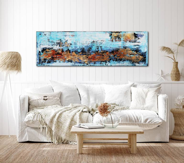 Original Fine Art Abstract Painting by Inez Froehlich