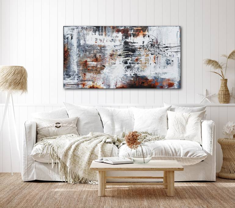 Original Abstract Painting by Inez Froehlich