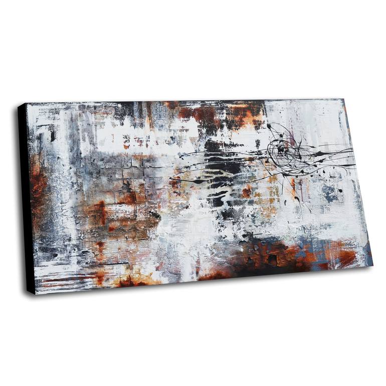 Original Fine Art Abstract Painting by Inez Froehlich