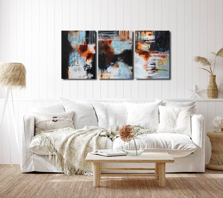 Original Abstract Painting by Inez Froehlich